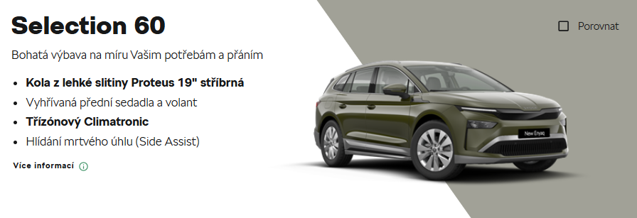 Výbava Selection 60